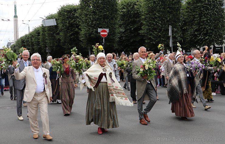 Dziesmu un deju svētku atklāšanas gājiens 1.07.2018 pulcē Rīgā visus Latvijas novadus