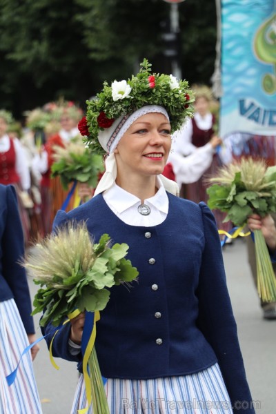 Dziesmu un deju svētku atklāšanas gājiens 1.07.2018 pulcē Rīgā visus Latvijas novadus 226529