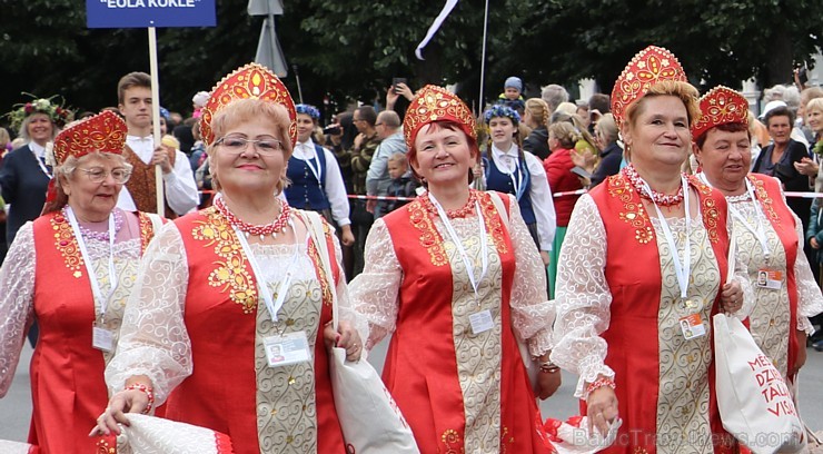 Dziesmu un deju svētku atklāšanas gājiens 1.07.2018 pulcē Rīgā visus Latvijas novadus 226541