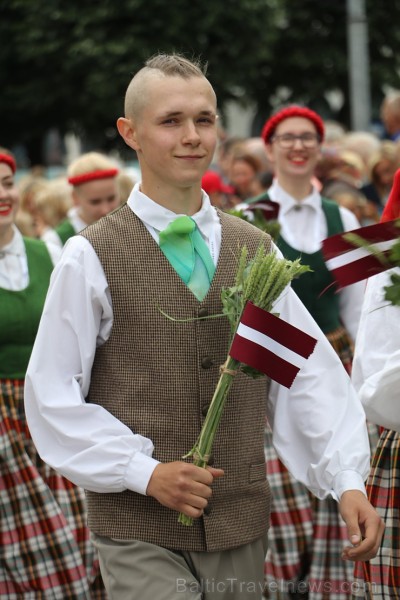 Dziesmu un deju svētku atklāšanas gājiens 1.07.2018 pulcē Rīgā visus Latvijas novadus 226558