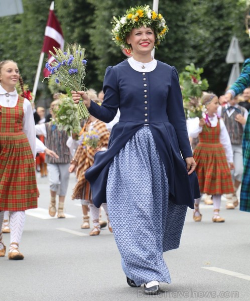Dziesmu un deju svētku atklāšanas gājiens 1.07.2018 pulcē Rīgā visus Latvijas novadus 226588