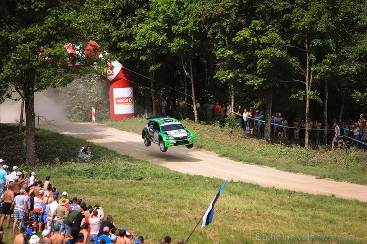 Igaunijā norisinās gada lielākais autosporta pasākums - Shell Helix Rally Estonia. Foto: Gatis Smudzis 228235