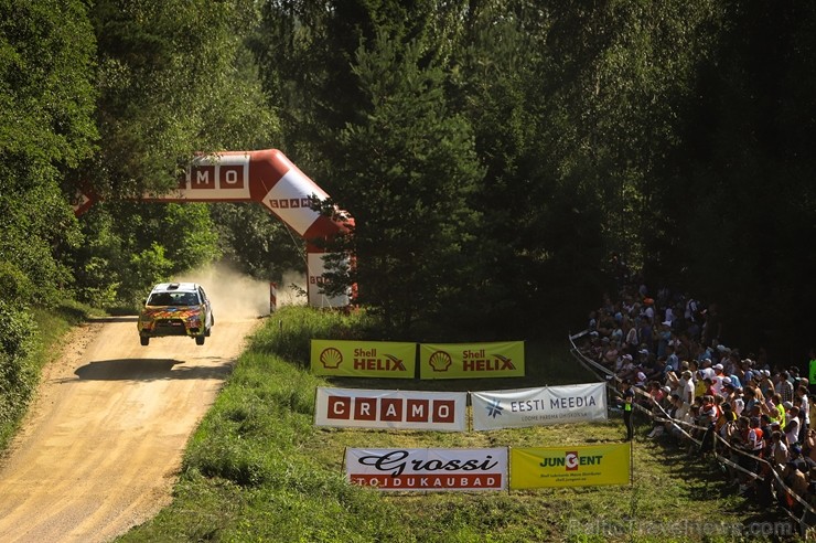Igaunijā norisinās gada lielākais autosporta pasākums - Shell Helix Rally Estonia. Foto: Gatis Smudzis