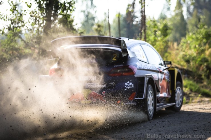 Somijas rallijā Neste Rally Finland 2018 aktīvi cīnās par uzvaru. Foto: Gatis Smudzis 229310