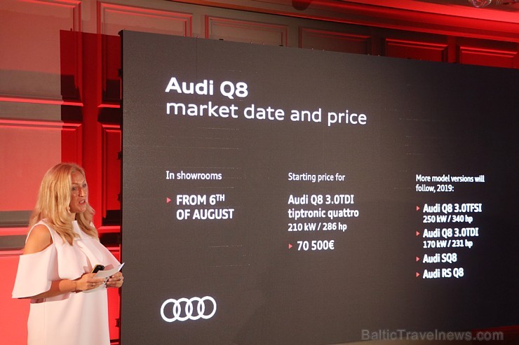 Piecu zvaigžņu viesnīcā «Grand Poet by Semarah Hotels» prezentē jauno «Audi Q8» 229763