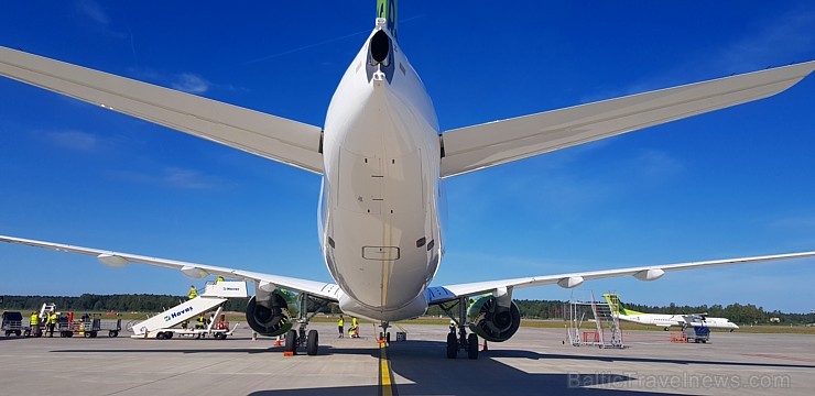 Travelnews.lv iepazīst «airBaltic» jauno lidmašīnu «Airbus A220-300». Atbalsta: Starptautiskā lidosta «Rīga» 230994