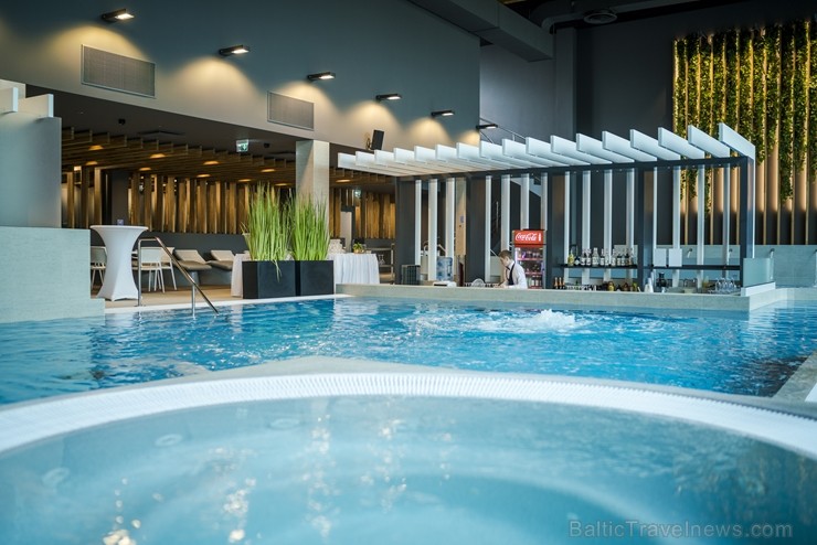 «Hotel Jūrmala Spa» pēc vērienīgas rekonstrukcijas vēris vaļā saunu un baseinu centru «Wellness Oasis». Foto: Mārcis Baltskars