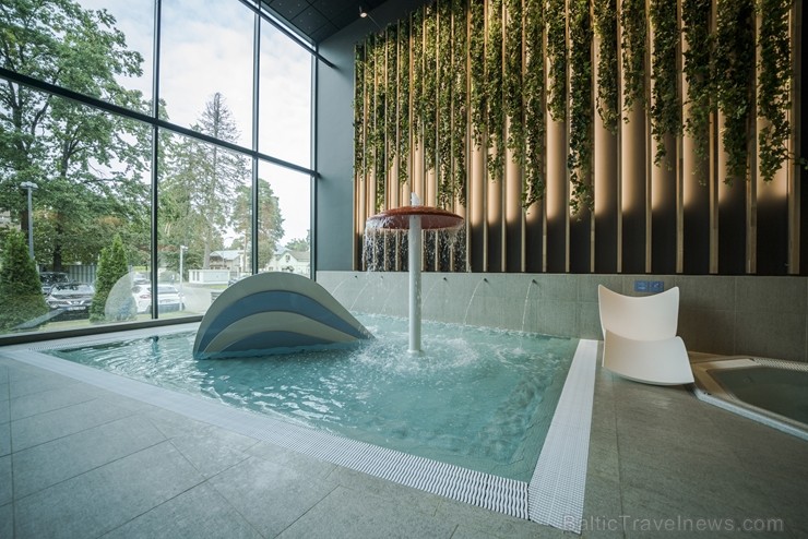 «Hotel Jūrmala Spa» pēc vērienīgas rekonstrukcijas vēris vaļā saunu un baseinu centru «Wellness Oasis». Foto: Mārcis Baltskars