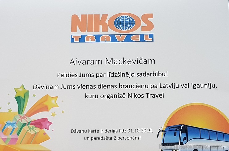 Tūrisma firma «Nikos Travel» 19.10.2018 prezentē jauno interneta mājas lapu un ceļojumu rezervēšanas sistēmu aģentiem 235669