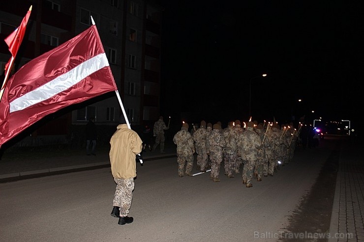 Gulbenē godina Latvijas brīvības cīnītājus