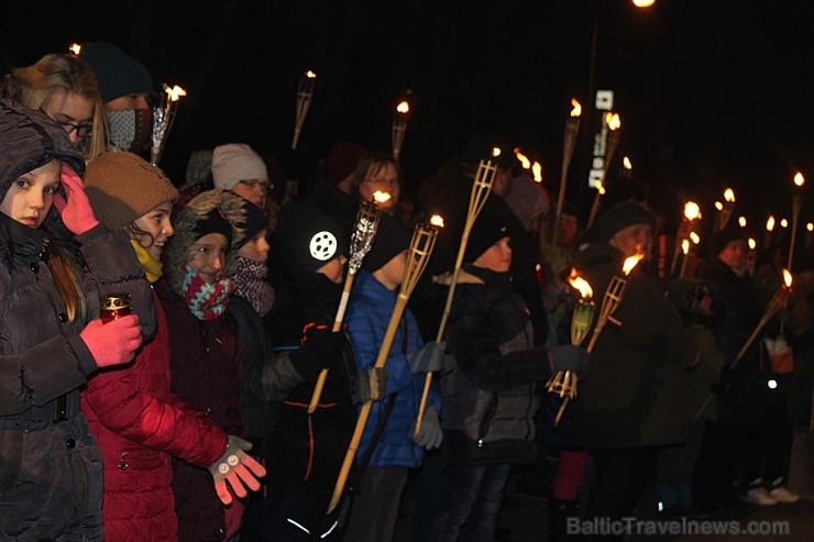 Gulbenē godina Latvijas brīvības cīnītājus