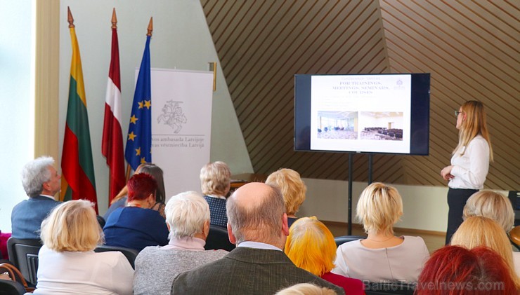 Kūrortpilsēta Birštona prezentējas Latvijas ceļojumu aģentiem Lietuvas vēstniecībā Rīgā