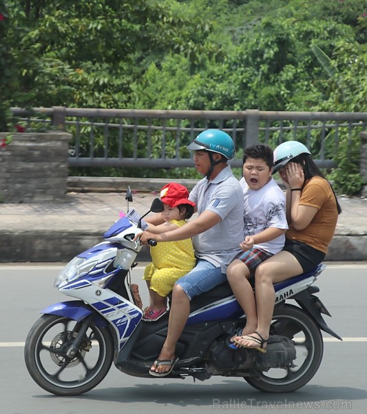 Vjetnamas galvenais transporta līdzeklis ir motorollers. Sadarbībā ar 365 brīvdienas un Turkish Airlines 239889