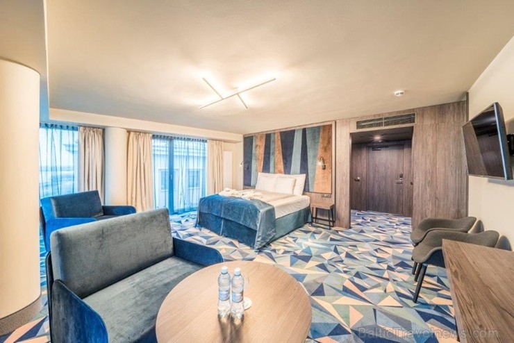«Wellton Riverside SPA Hotel» četrzvaigžņu Superior viesnīca piedāvās 222 komfortablus numuriņus, izsmalcinātu ēdināšanu un lielāko Spa kompleksu Vecr 240404