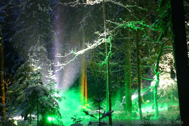 Mazsalacā, Skaņākalna dabas parkā, Ziemassvētku pasakumā Mazsalacā, Skaņākalna dabas parkā, Ziemassvētku pasakumā