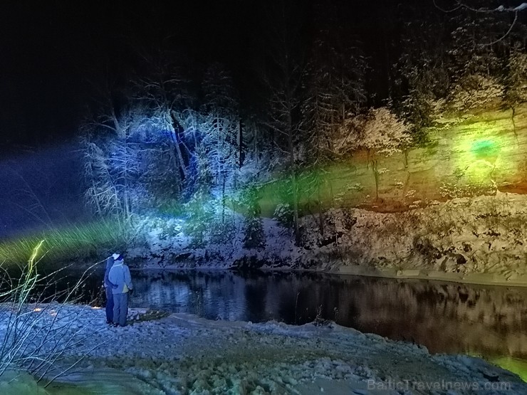 Mazsalacā, Skaņākalna dabas parkā, Ziemassvētku pasakumā Mazsalacā, Skaņākalna dabas parkā, Ziemassvētku pasakumā