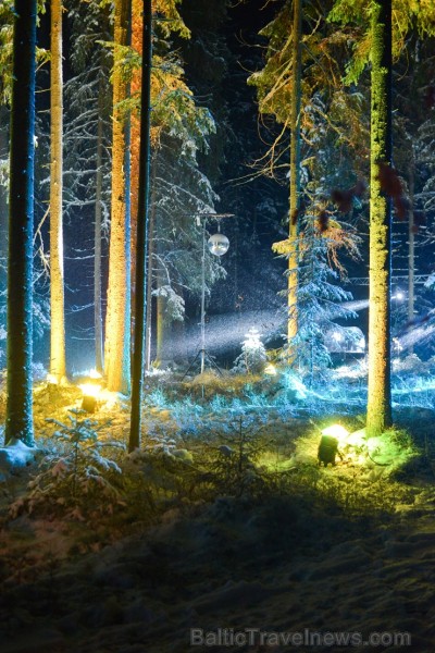 Mazsalacā, Skaņākalna dabas parkā, Ziemassvētku pasakumā Mazsalacā, Skaņākalna dabas parkā, Ziemassvētku pasakumā