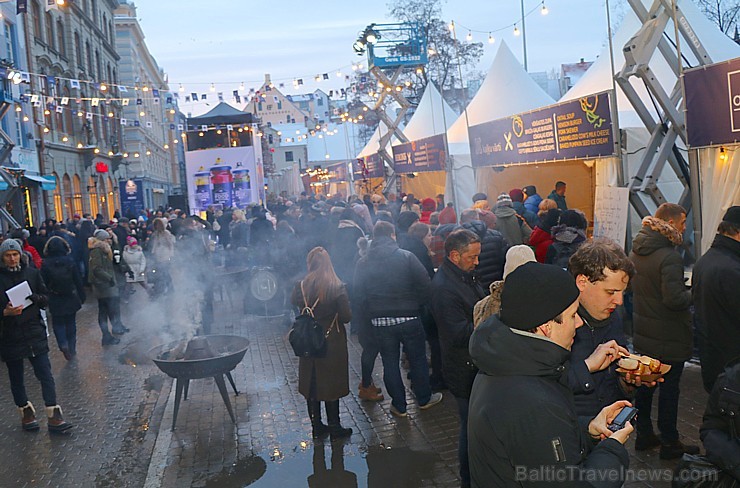 Vecrīgā «Riga Street food festivāls» 12.01.2019 priecē rīdziniekus un pilsētas viesus