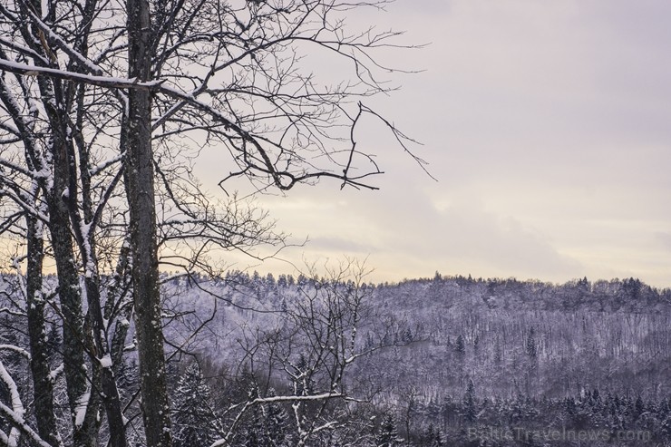 Kā ar maģisku burvju nūjiņas pieskārienu, Sigulda lepni iznes visu gadalaiku tērpus - zeltu, sudrabu, ievziedu mirdzumu un sulīgo vasaras zaļumu