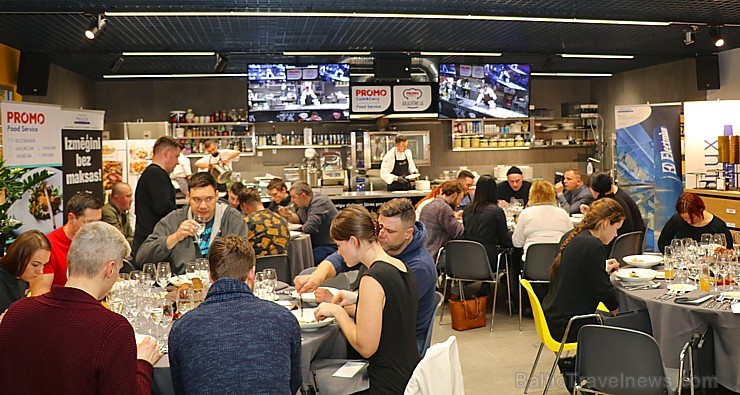 «Promo Cash&Carry Gastro» studijā viesojas Igaunijas restorāna «Söe» šefpavārs Pāvels Gurjanovs ar meistarklasi, kurš ir pasaules prestižā konkursa «B
