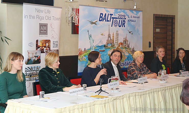 Tūrisma nozare pulcējas uz «Balttour 2019» preses konferenci Rīgas viesnīcā «Avalon hotel & Conferences» 244375
