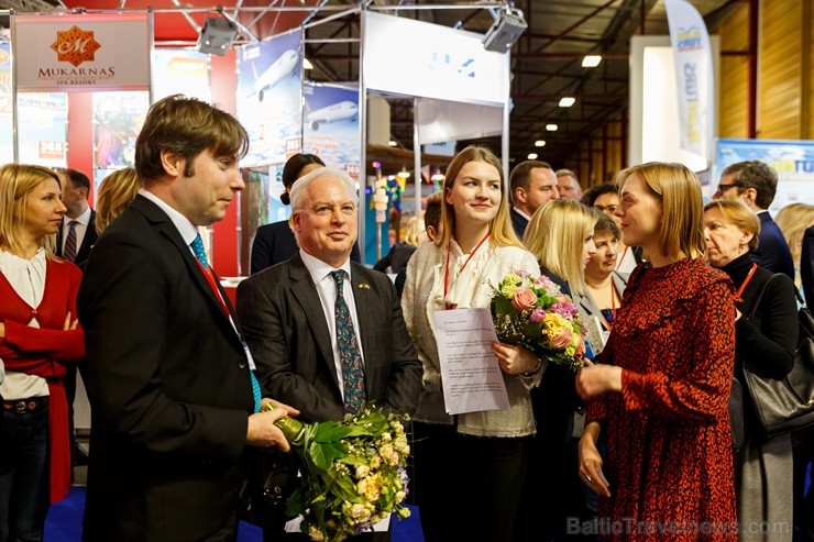 BALTTOUR.LV: Ekonomikas ministrs Ralfs Nemiro piedalās tūrismā izstādē «Balttour 2019». Vairāk foto: Tn.lv/foto/ 244712