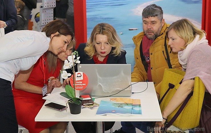 Tūrisma izstāde «Balttour 2019» pulcē ceļotājus, interesentus un atpūtniekus. Vairāk foto: Tn.lv/foto/