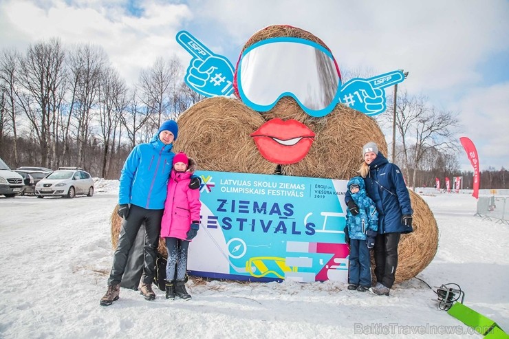 Latvijas Skolu ziemas Olimpiskais festivāls pulcēja 1262 skolēnus no 139 skolām. Latvijas skolu jauniešu cīnījās par godalgām 14 sporta veidos un liel 247888