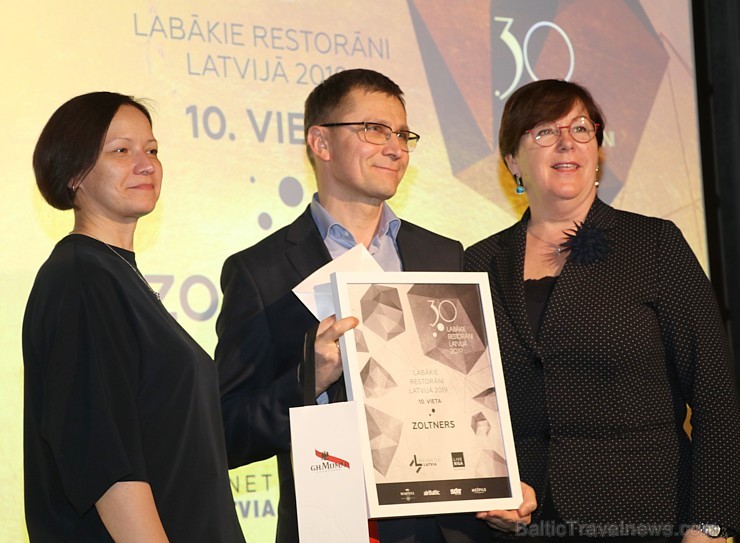 Travelnews.lv piedāvā dažus fotomirkļus no  apbalvošanas ceremonijas «30 labākie Latvijas restorāni 2019» 250523