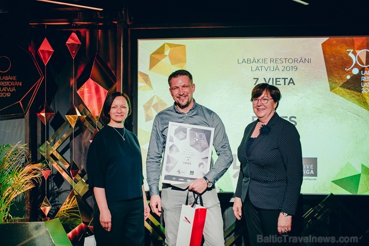 Novērtējot sešdesmit dažādus restorānus visā Latvijā, ārvalstu ekspertu žūrija noteikusi 30 labākos restorānus Latvijā 2019. gadā