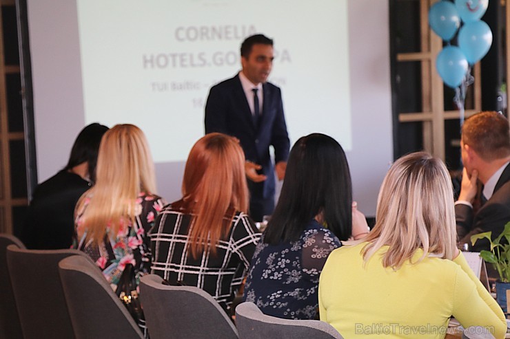 «TUI Latvia» brokastu gaisotnē iepazīstina ceļojumu konsultantus ar Turcijas viesnīcu «Cornelia Deluxe Golf Resort Hotel» 251921