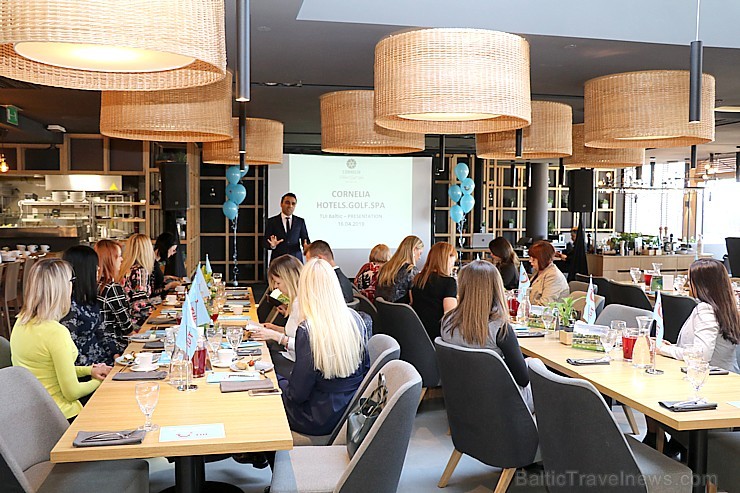 «TUI Latvia» brokastu gaisotnē iepazīstina ceļojumu konsultantus ar Turcijas viesnīcu «Cornelia Deluxe Golf Resort Hotel»