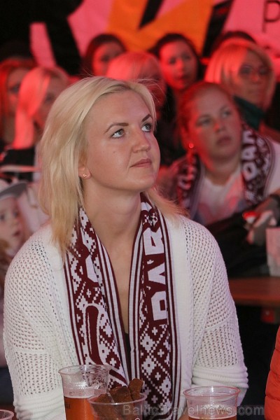 Hokeja fanu māja «Dinamo Rīga»: Latvija uzvar Austriju ar teicamu rezultātu. Atbalsta: «Rīga Istande Hotel» 253785
