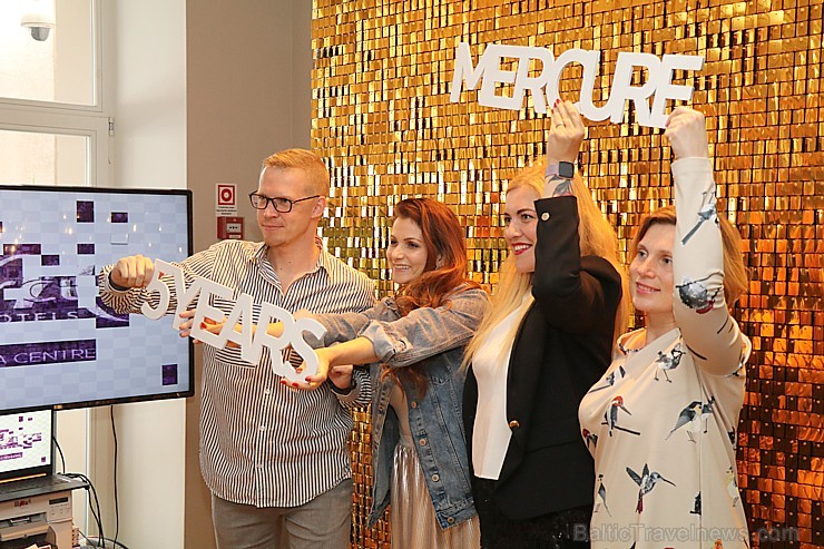 Rīgas 4 zvaigžņu viesnīca «Mercure Riga Centre» 17.05.2019 ar bagātīgu mielastu atzīmē 5 gadu jubileju