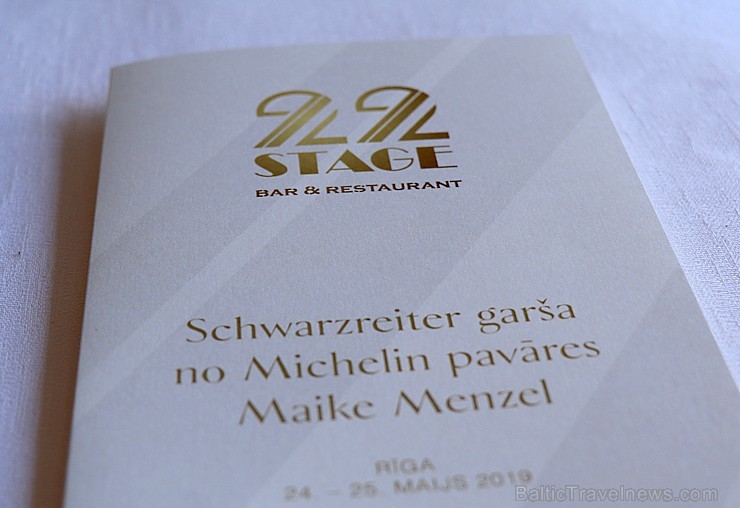 «Schwarzreiter» garša no Michelin pavāres Maike Menzel ir baudāma 2 dienas Rīgā - restorānā «Stage22»