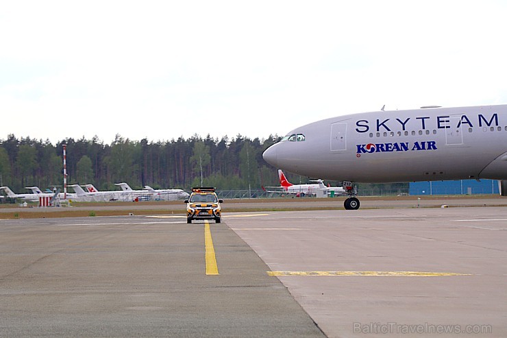 Rīgā 24.05.2019 pirmo reizi ierodas tūristi no Dienvidkorejas ar tiešo «Korean Air» čarterlidojumu