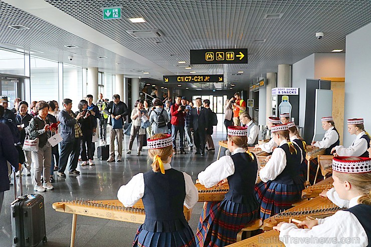 Rīgā 24.05.2019 pirmo reizi ierodas tūristi no Dienvidkorejas ar tiešo «Korean Air» čarterlidojumu
