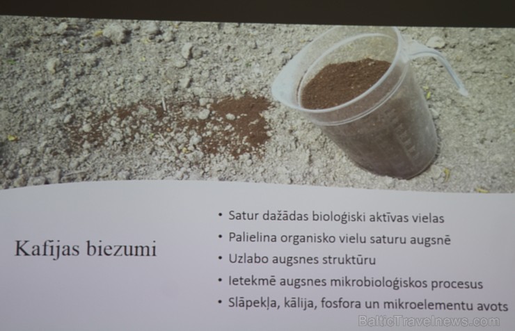 Kafijas vairumtirgotājs «Paulig Coffee Latvia» kafijas biezumus vedīs pētnieku eksperimentiem sadarbībā ar Nacionālā botāniskā dārzu un «Eco Baltia» 255443