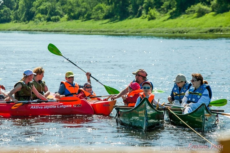 Aizsargājamo ainavu apvidū Augšdaugava notika pasākums Lielais plosts 2019, kas aktīvās atpūtas cienītāju vidū jau ir kļuvis iecienīts un tuvs