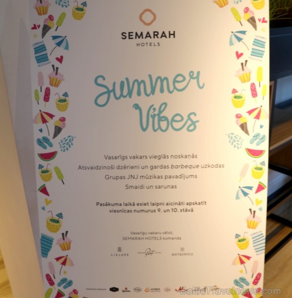 Jūrmalas viesnīca «Lielupe by Semarah Hotels» rīko bagātīgu «Summer Vibes» atklāšanas pasākumu 