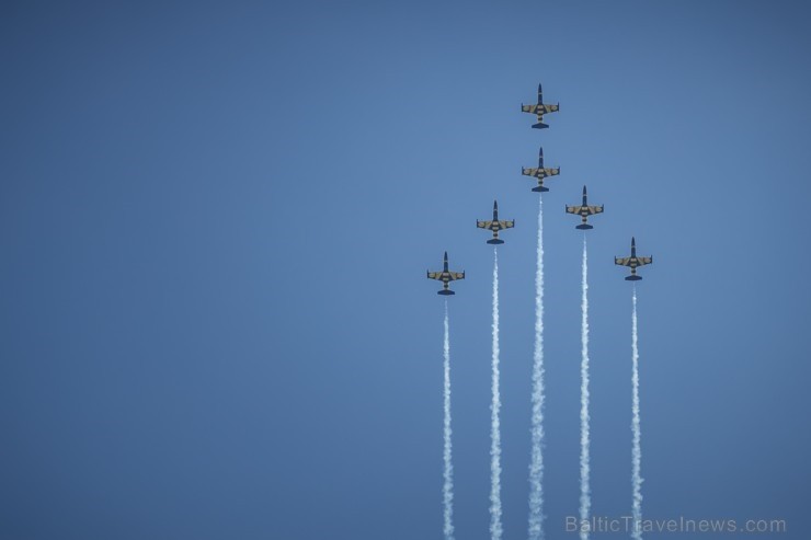 Aviācijas bāzē Lielvārdē 8.06.2019. norisinājās aviācijas paraugdemonstrējumi, kas veltīti Gaisa spēku simtgadei 256456