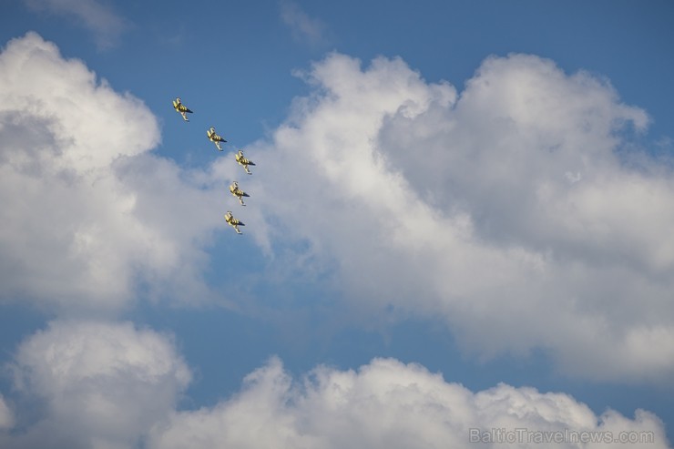 Aviācijas bāzē Lielvārdē 8.06.2019. norisinājās aviācijas paraugdemonstrējumi, kas veltīti Gaisa spēku simtgadei