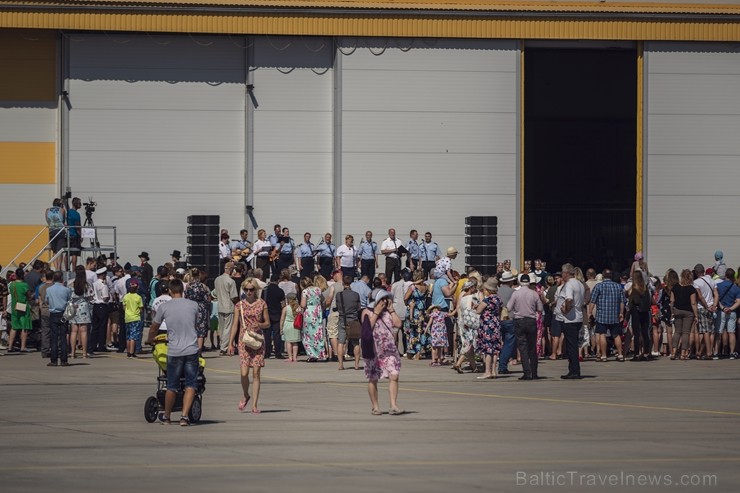 Aviācijas bāzē Lielvārdē 8.06.2019. norisinājās aviācijas paraugdemonstrējumi, kas veltīti Gaisa spēku simtgadei 256532