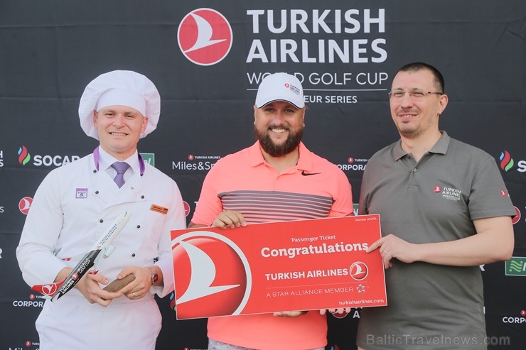 Turcijas nacionālā lidsabiedrība Turkish Airlines uz Ozo golfa klubu Rīgā atveda savu plaši pazīstamo Turkish Airlines Pasaules Golfa Kausa turnīru am 260281