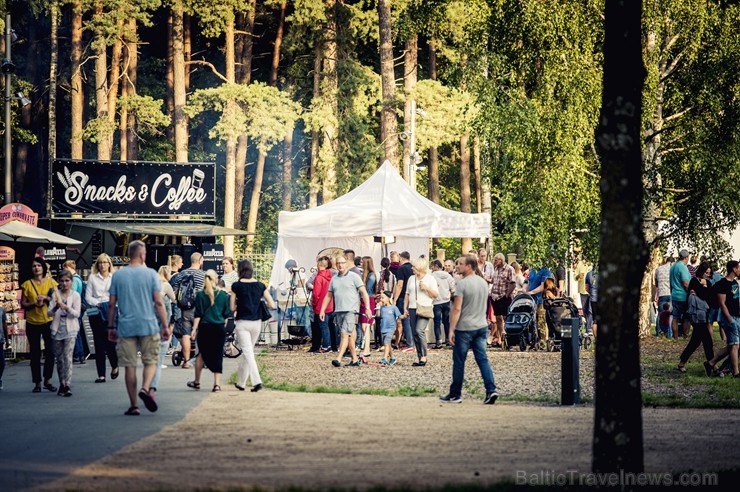 Mežaparka Lielajā estrādē 15 000 kvadrātmetros, kurus sedz zaļa zālīte, bija unikāla iespēja pirmo reizi atpūsties Latvijā lielākajā piknikā un vienla 262305