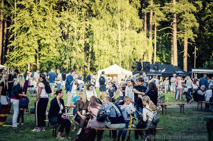 Mežaparka Lielajā estrādē 15 000 kvadrātmetros, kurus sedz zaļa zālīte, bija unikāla iespēja pirmo reizi atpūsties Latvijā lielākajā piknikā un vienla 262309