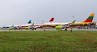 «airBaltic» godina ar 3 īpašām lidmašīnām Baltijas ceļa 30. gadadienu 70
