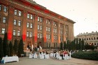 Viesnīcas Park Hotel Latgola restorāna PLAZA komanda 22.08.2019 rīkoja ekskluzīvas vakariņas neparastā vietā - Daugavpils Universitātes skvērā 44