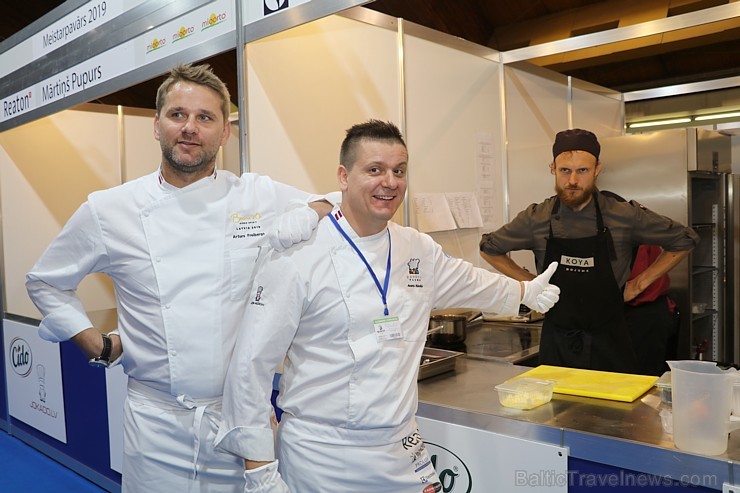 Ķīpsalā jaunie pavāri cīnās par tituliem «Latvijas pavārs 2019» un «Latvijas pavārzellis 2019» 264415
