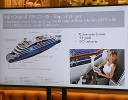 Tūrisma firma «Cruiselines» pie brokastu galda restorānā «Snob» iepazīstina ar  premium klases kruīzu kompāniju «Ponant» 15